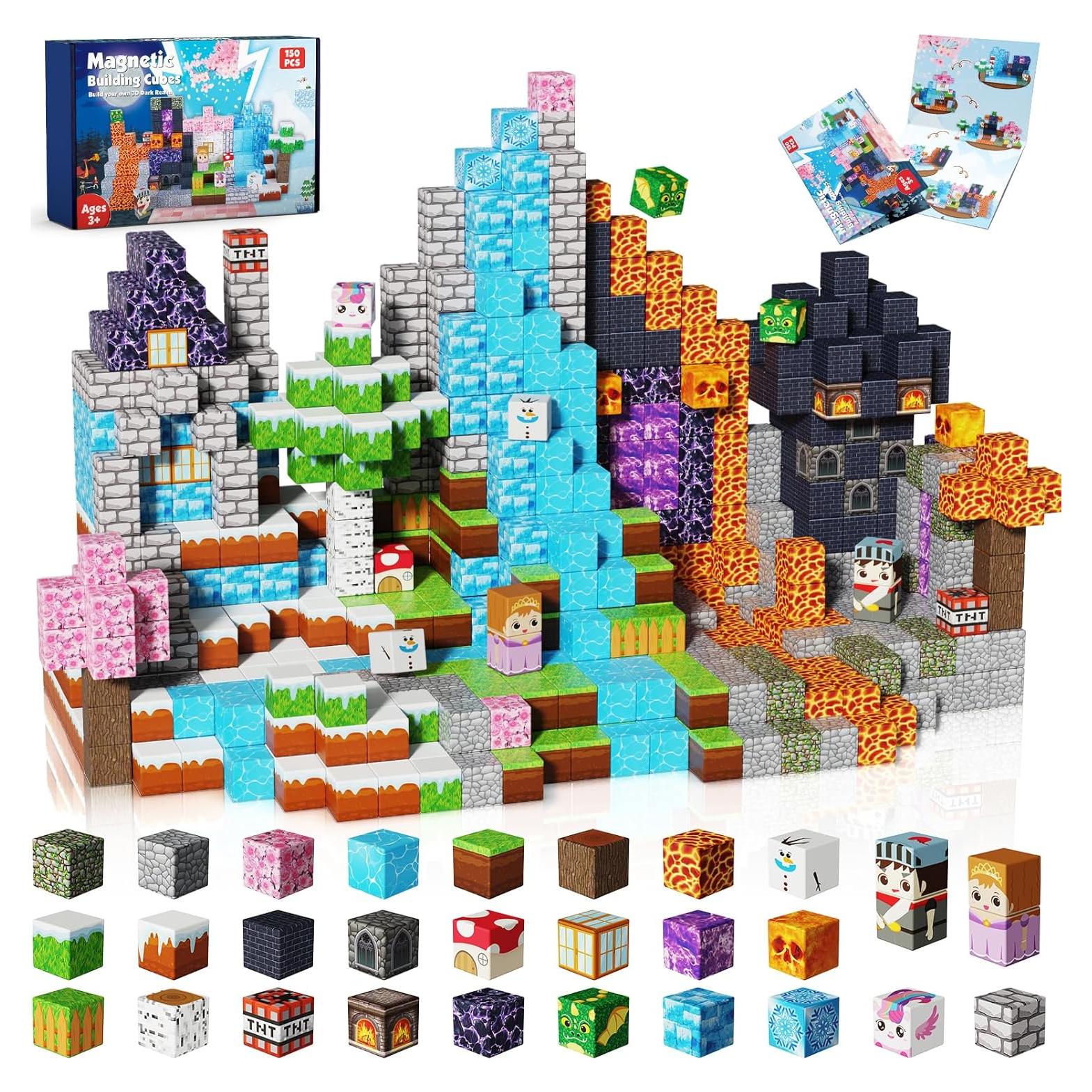 Bloques Magnéticos 150PCS Magnetopia Castillo Glaciar