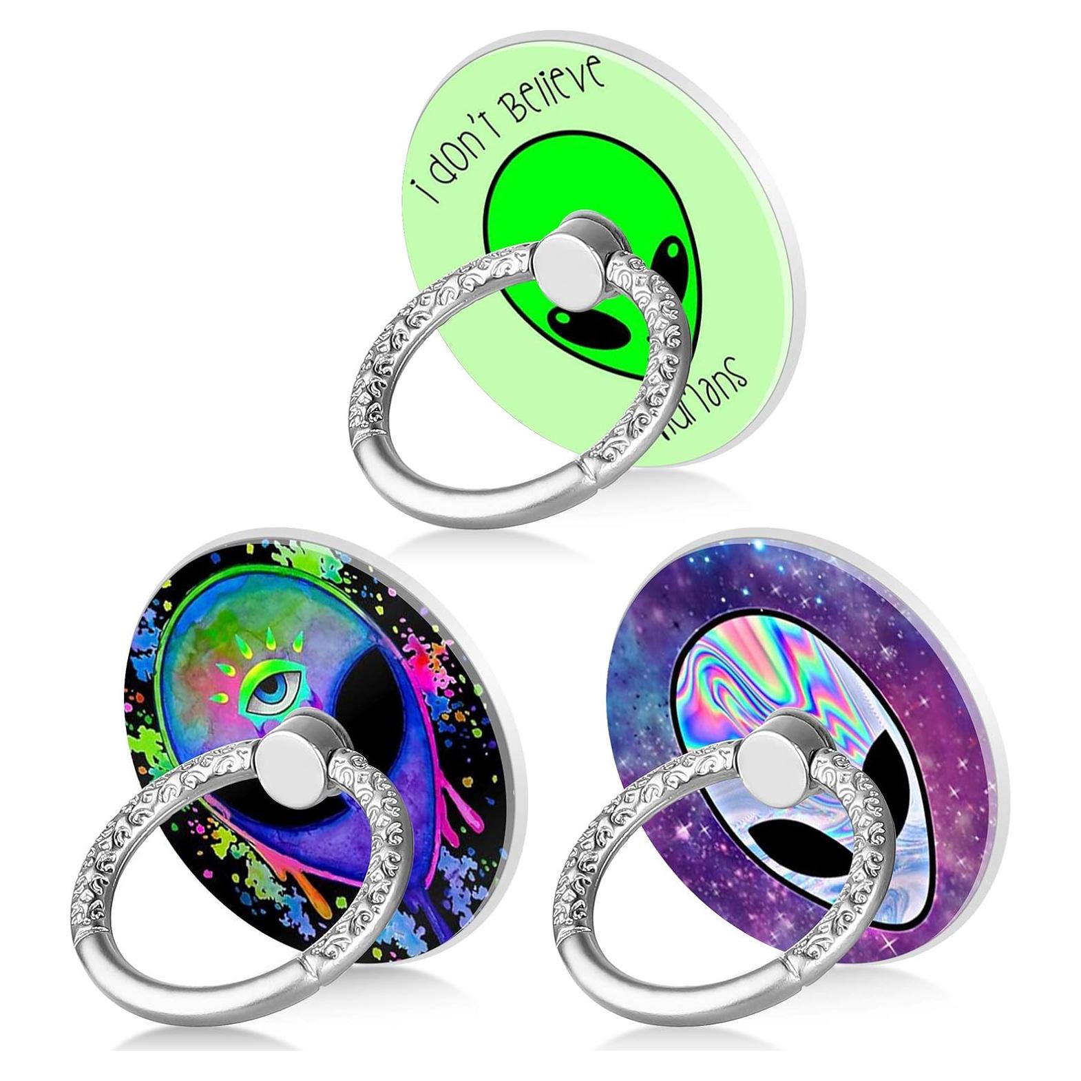 Soporte de Anillo Bonoma Alienígenas, Paquete de 3, 360°