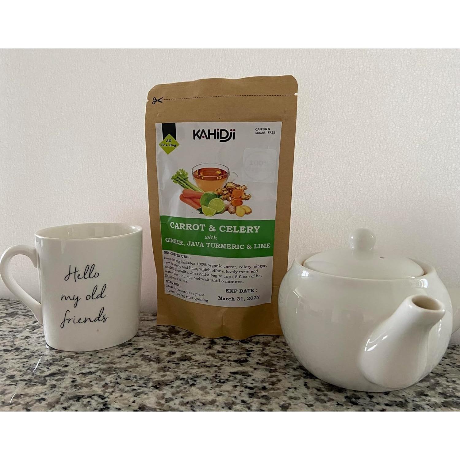 Té de Zanahoria y Apio con Jengibre y Cúrcuma LENN - 30 Bolsitas