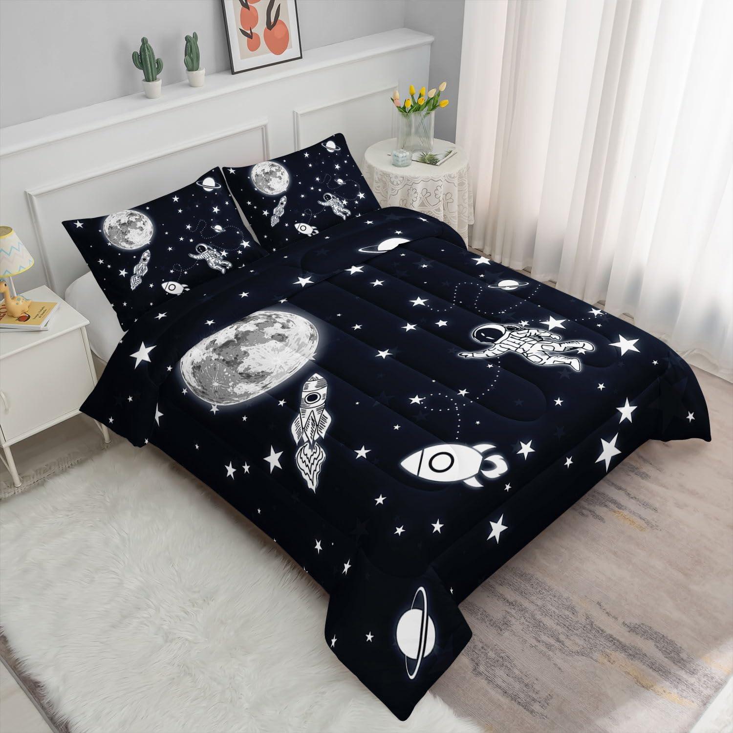 Juego de Ropa de Cama Twin Smell Sunshine Astronauta 3 Piezas