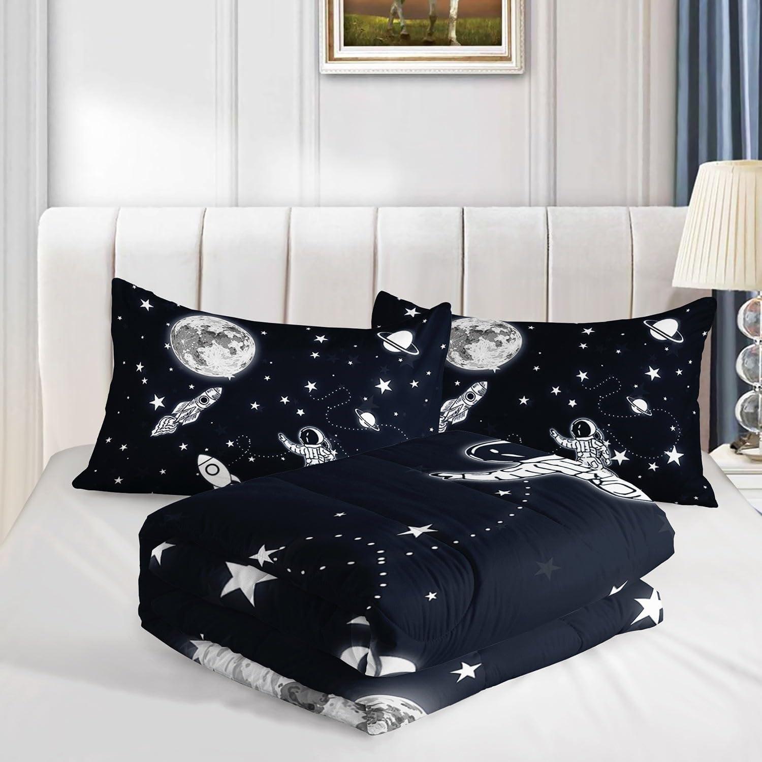 Juego de Ropa de Cama Twin Smell Sunshine Astronauta 3 Piezas