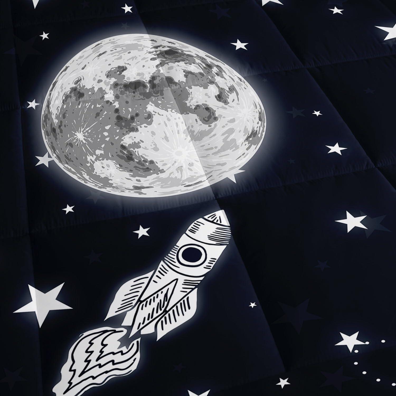 Juego de Ropa de Cama Twin Smell Sunshine Astronauta 3 Piezas