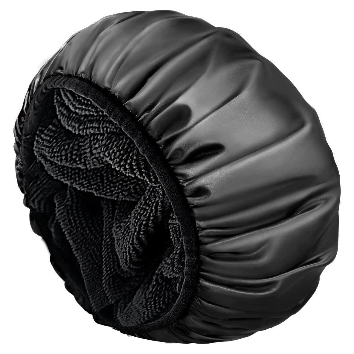 Gorro de Ducha Aquior XL Impermeable Triple Capa Negro