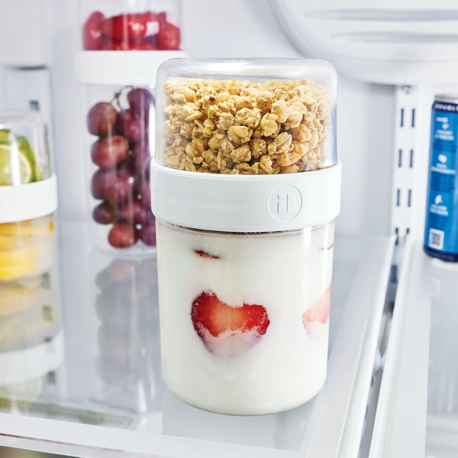 Recipiente de Almacenamiento Mediano iDesign Stack n’ Snack 0.85L