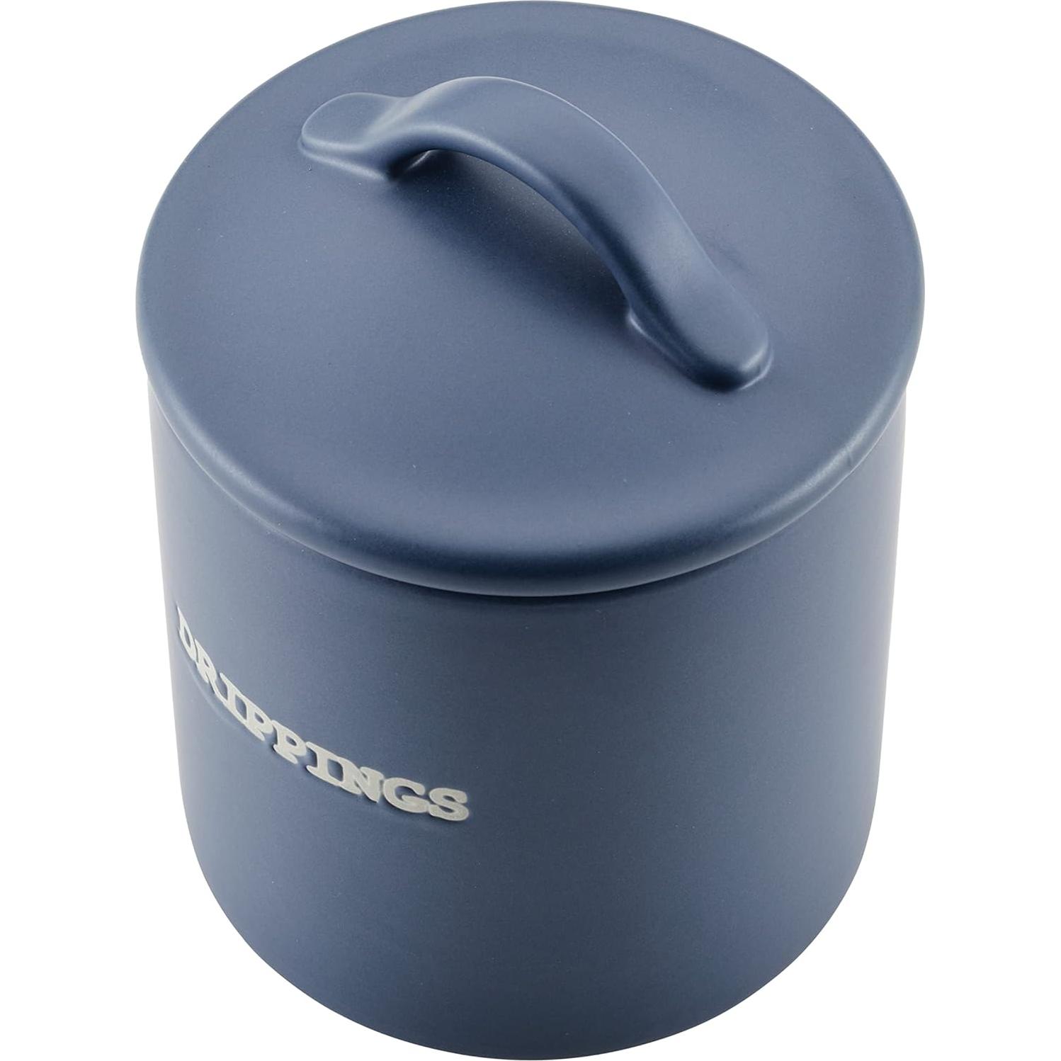 Tarro de Grasa de Tocino Ayesha Curry Cerámica 600ml Azul Ancla