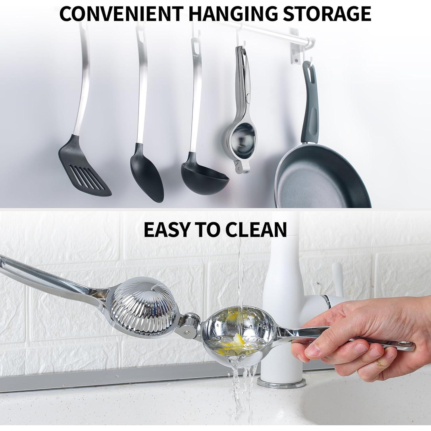 Exprimidor de Limón Zulay Kitchen Mango Curvado 0.5L Cromo