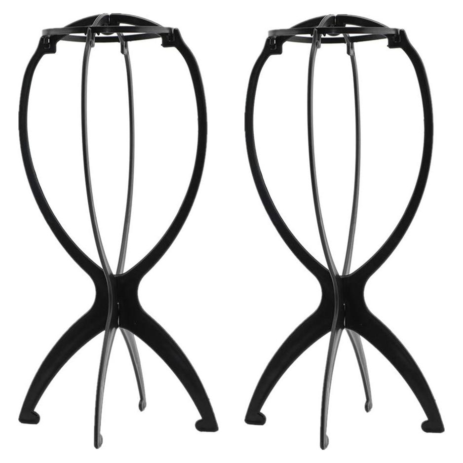 Soporte de Peluca Corto DANSEE - 2 Paquetes, 36 cm