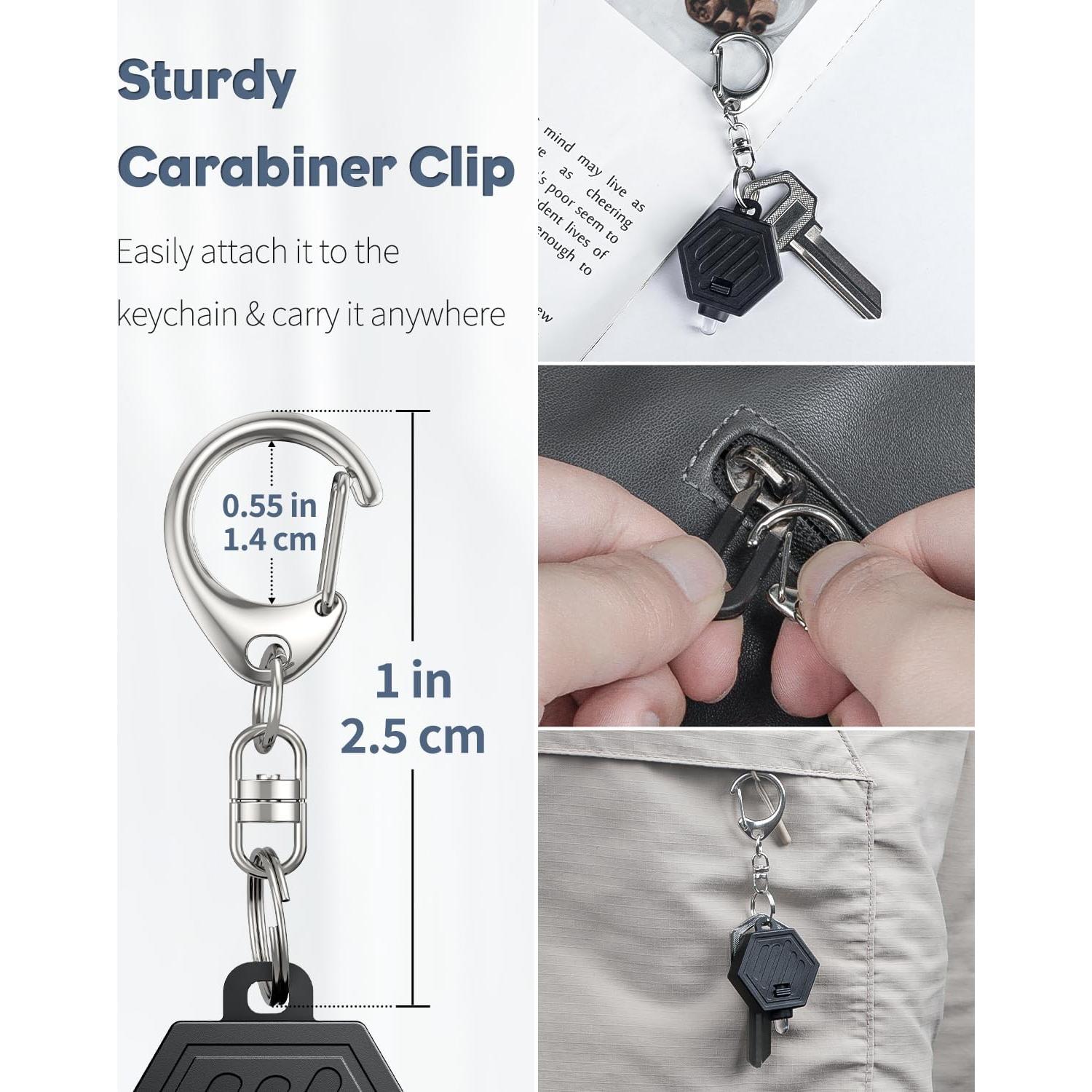 Paquete de 5 Linternas LED de Llavero Uniclife Ultra Brillante