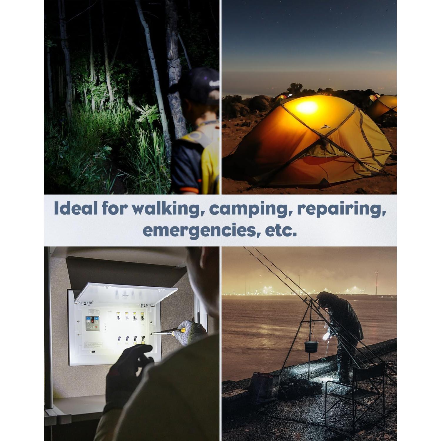 Paquete de 5 Linternas LED de Llavero Uniclife Ultra Brillante