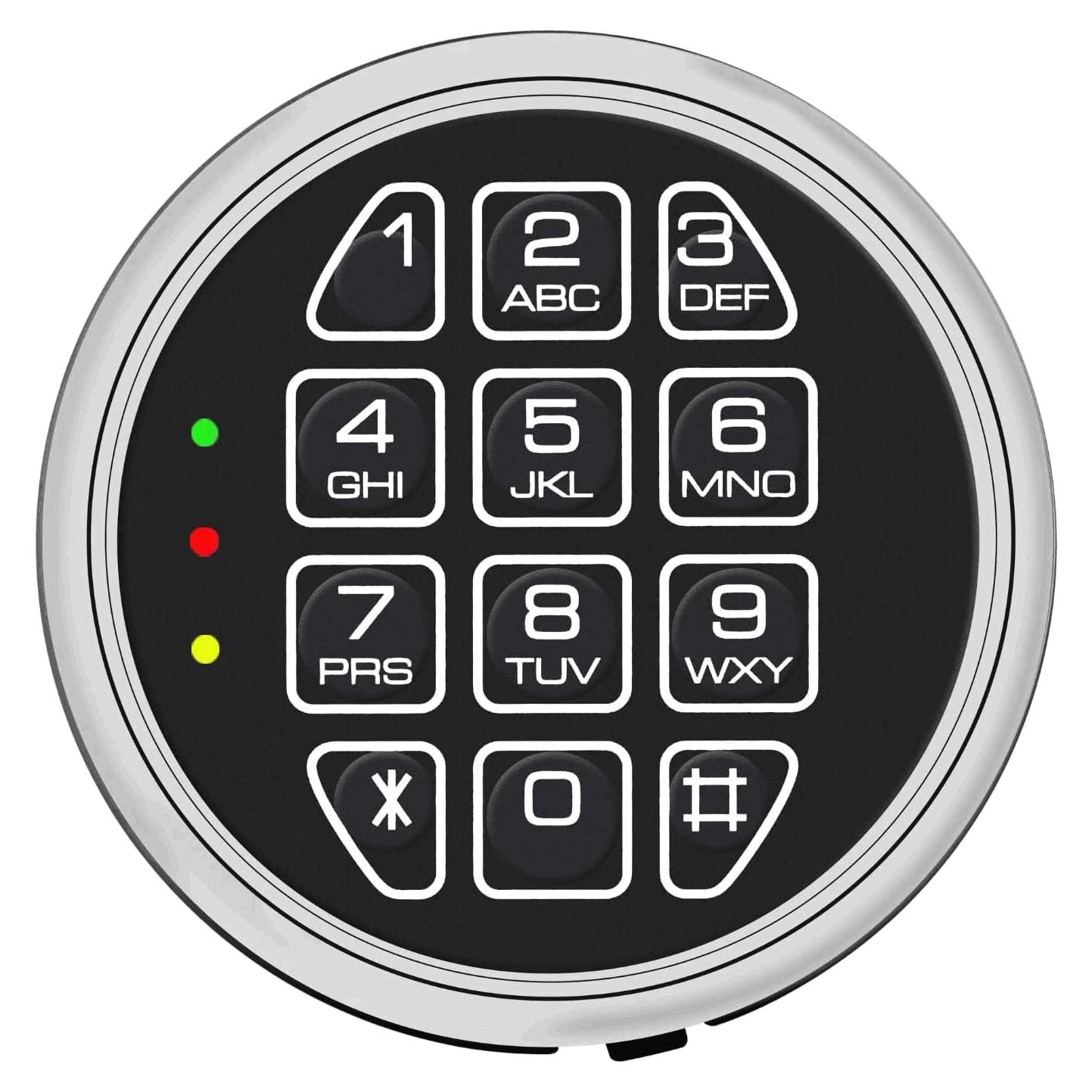 Cerradura Electrónica de Teclado Cromo WAH LIN PARTS 14 Pines