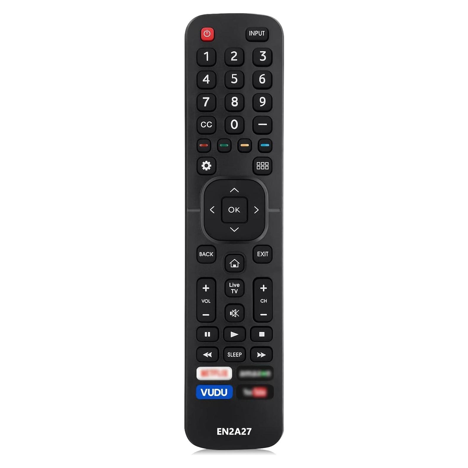 Control Remoto Universal Hisense EN2A27 para Televisores 4K UHD