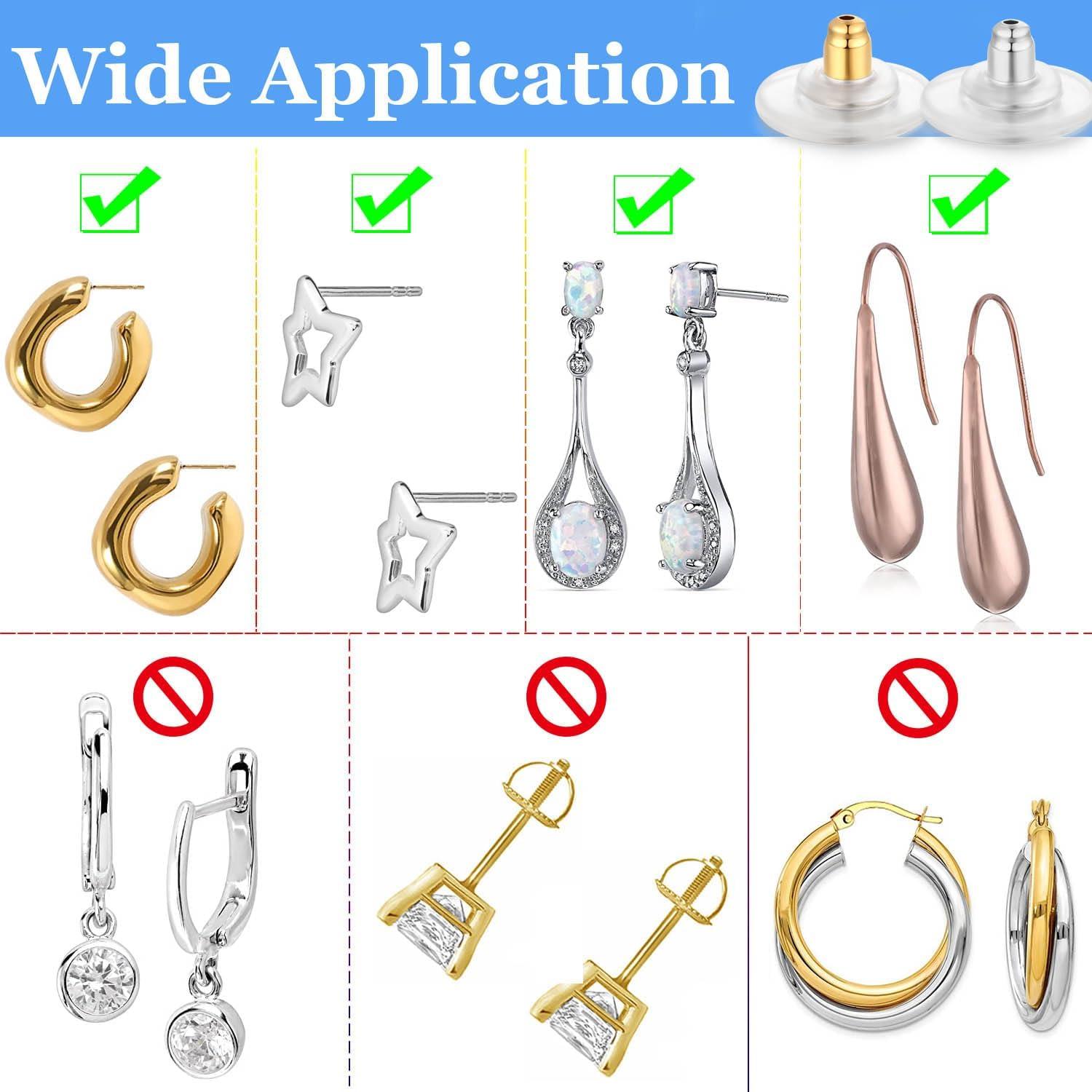 Resortes para Pendientes Moconar Plata Esterlina 925 Dorado