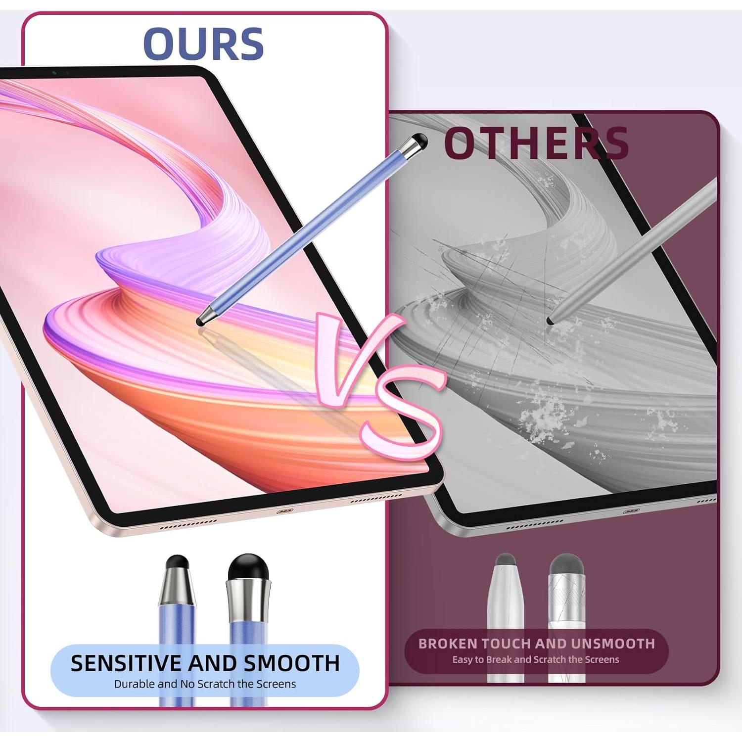 Bolígrafo Stylus 2-en-1 Maylofi para Pantallas Táctiles - 10 Pcs