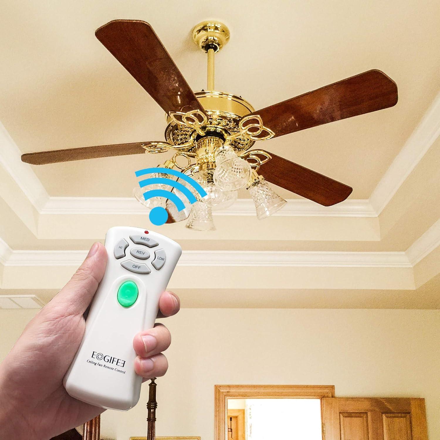 Control Remoto Ventilador de Techo Eogifee UC7080T 3 Velocidades