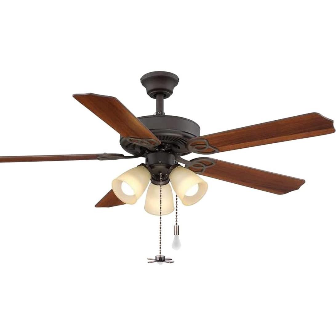 Extensor de cadena de tirón SmoTecQ bronce con bombilla decorativa