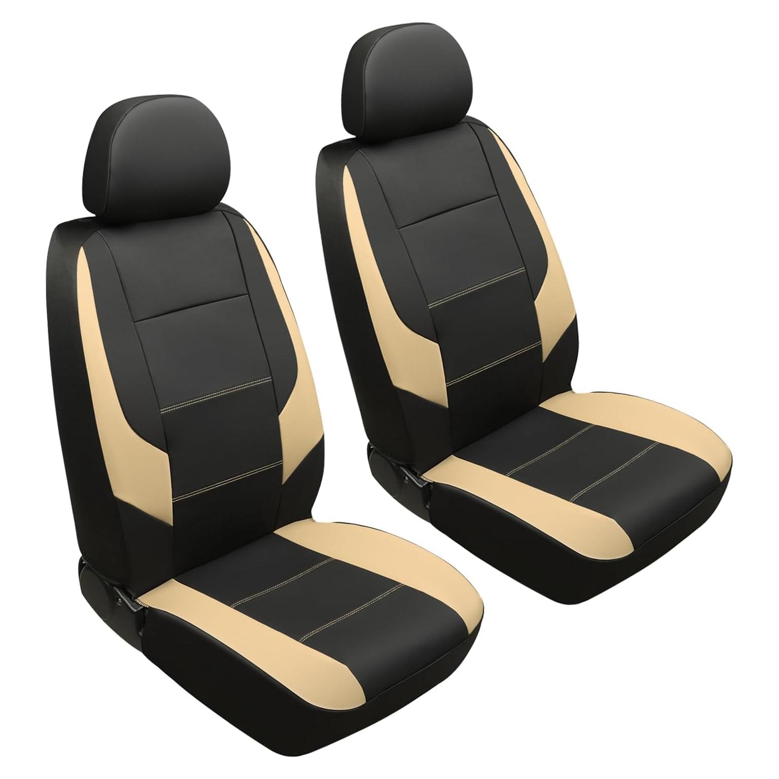 Funda de Asiento Delantero GIANT PANDA Beige para Kia (2-Pack)