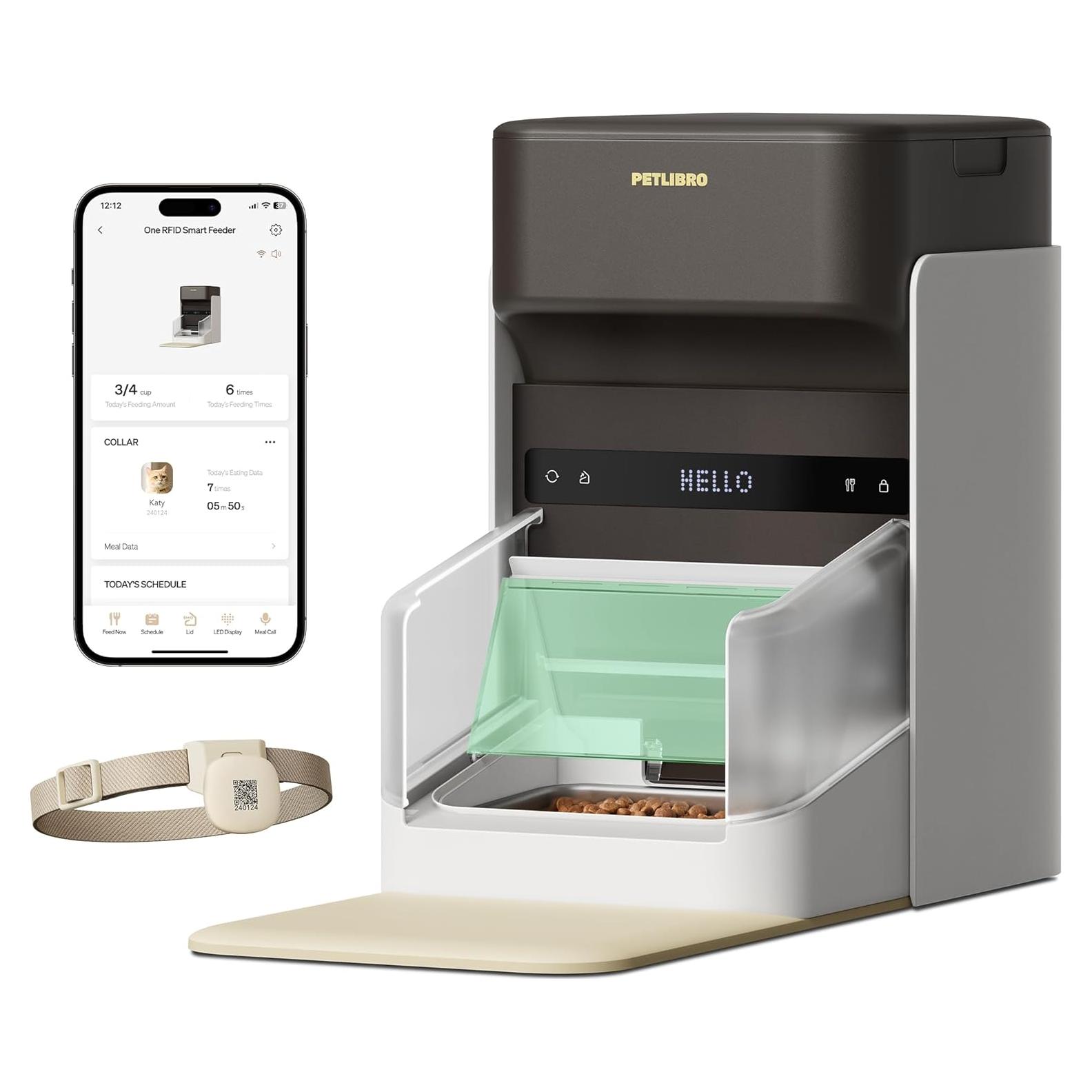 Alimentador Automático PETLIBRO 3L Wi-Fi Gato RFID