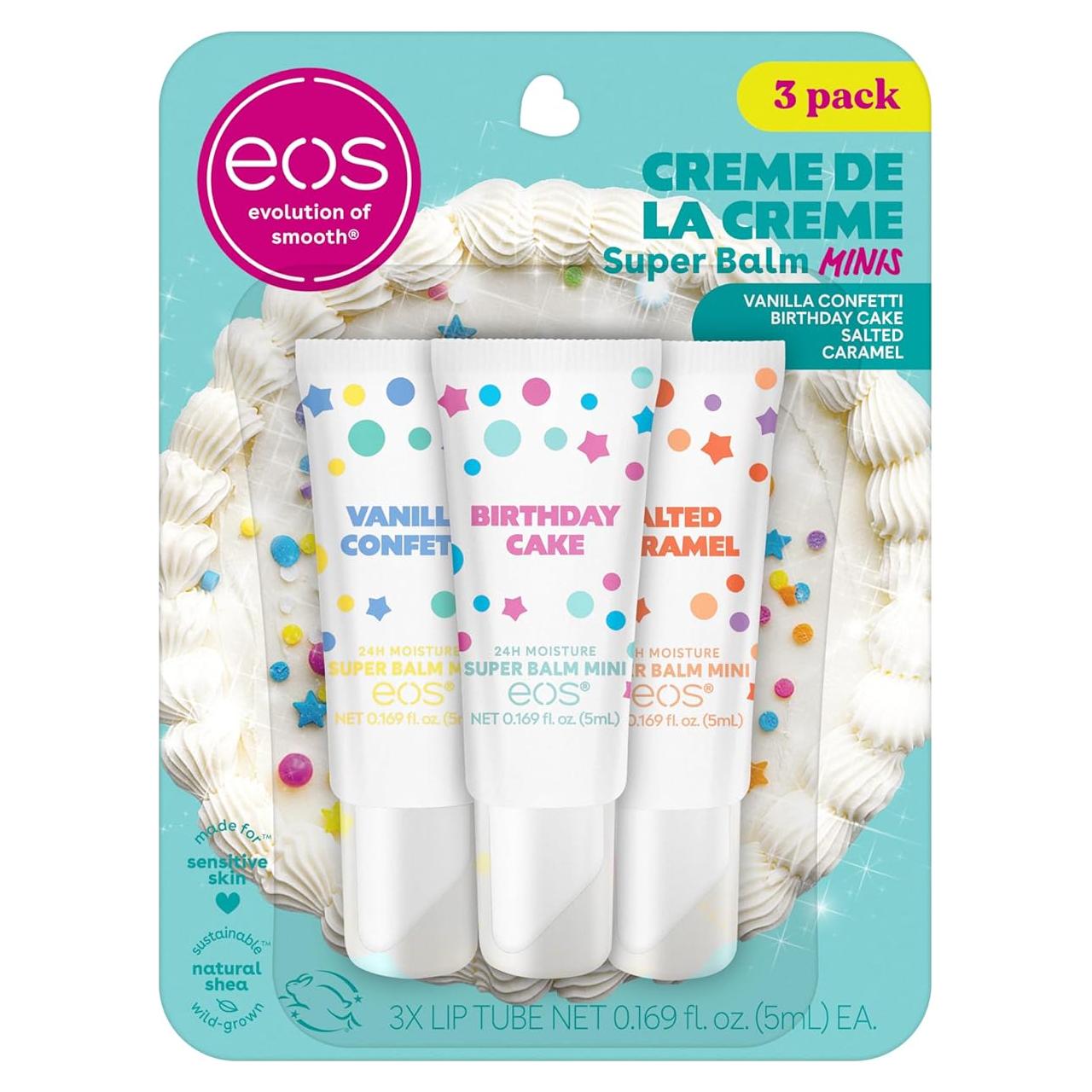 Bálsamo Labial Hidratante eos Crème de la Crème 3-Pack 5 ml