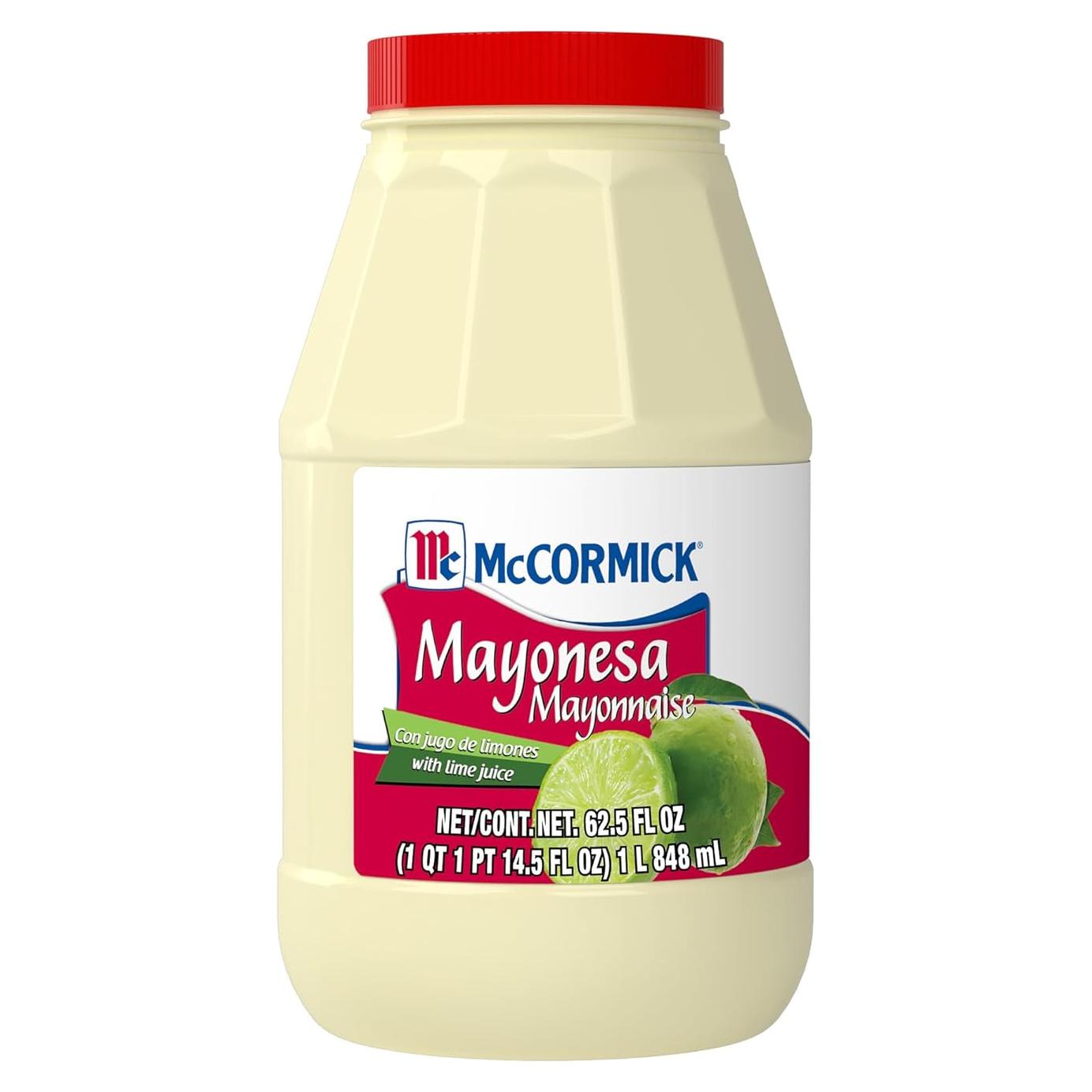 Mayonesa McCormick con Jugo de Lima 1.84 L - Sabor Mexicano