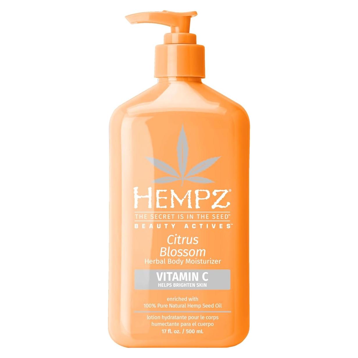 Loción Corporal Hempz 502 ml - Hidratante Flor de Cítricos con Vitamina C
