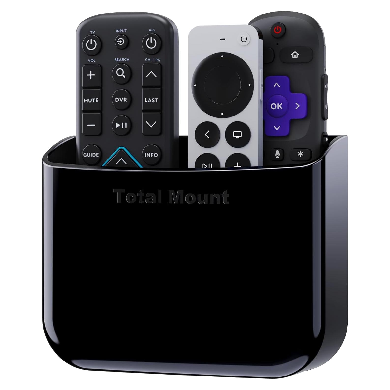 Soporte de Control Remoto TotalMount Negro - Sin Agujeros - 1 Unidad