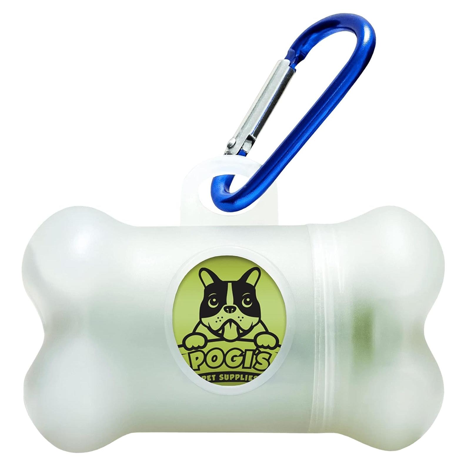 Dispensador de Bolsas de Excremento de Perro Pogi's - Incluye 15 Bolsas