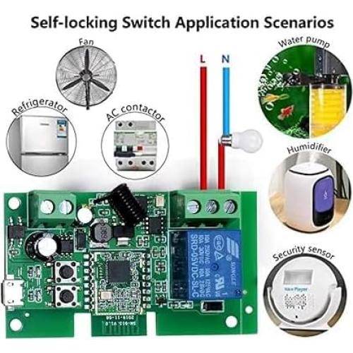 Interruptor Inteligente Zigbee Huacaoe 1CH 7-32V Control Remoto