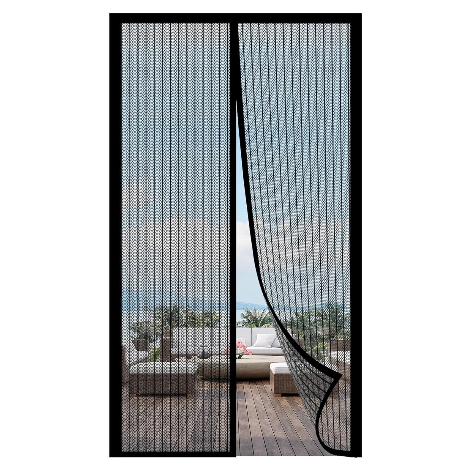 Puerta de Pantalla Magnética LIAMST 91x208 cm Auto Sellante