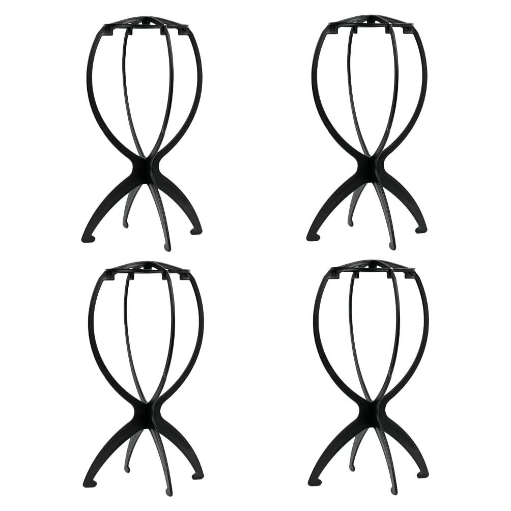 Paquete de 4 Soportes de Peluca Portátiles Quesdom 35.3 cm