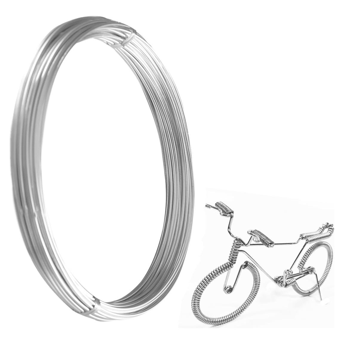 Alambre de Aluminio 1mm 10M para Manualidades DIY YuXiang