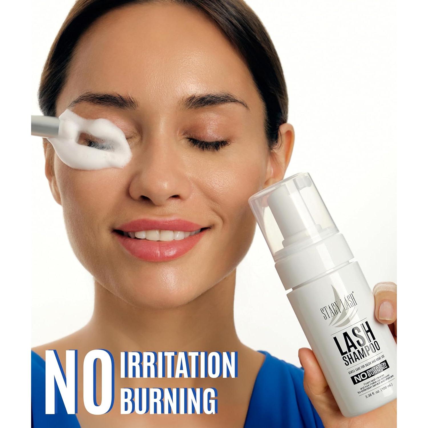 Champú Limpiador para Pestañas Stacy Lash 50ml con Cepillo
