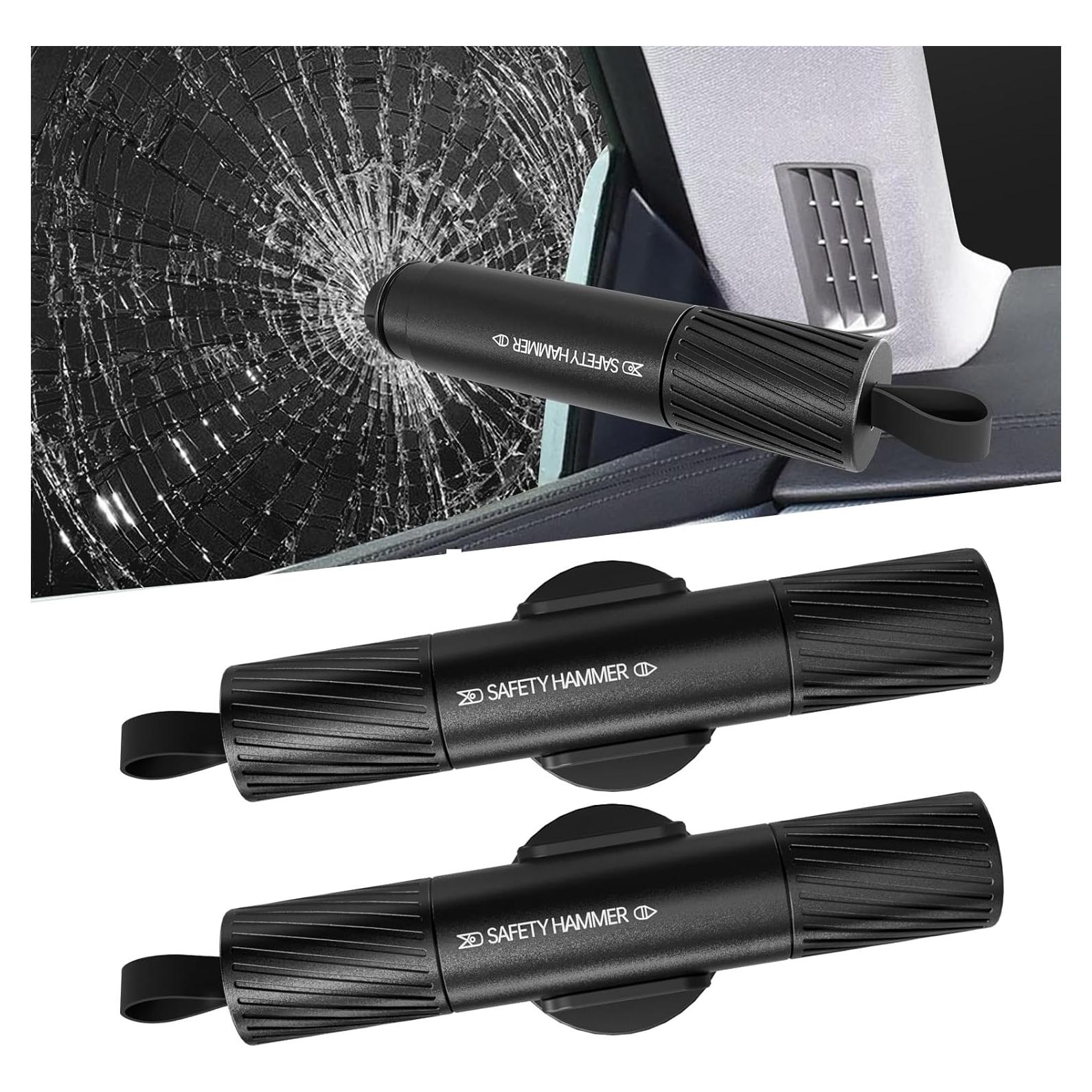 Paquete de 2 Martillos de Seguridad Omrisy para Automóvil