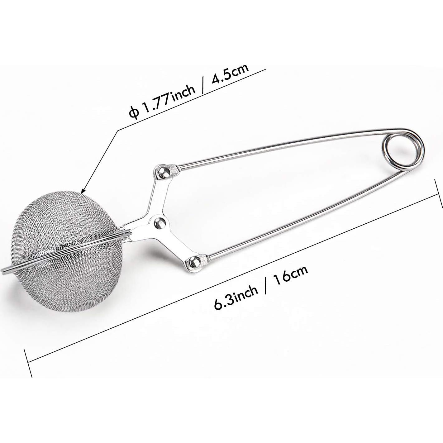 Colador de Té JEXCULL Acero Inoxidable 3 Piezas con Mango