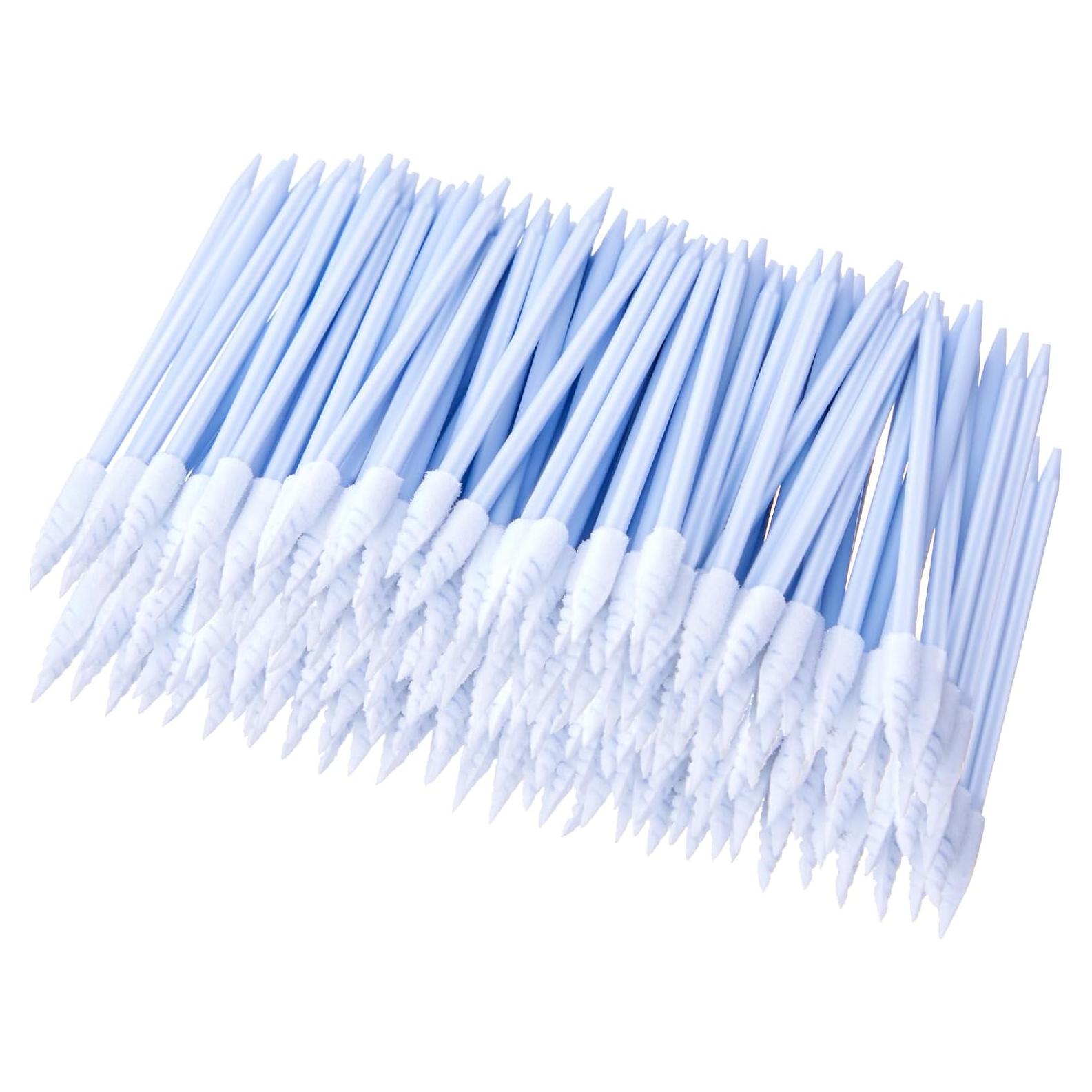 Chinco 200 Hisopos de Limpieza de Espuma 6.5 cm Azul