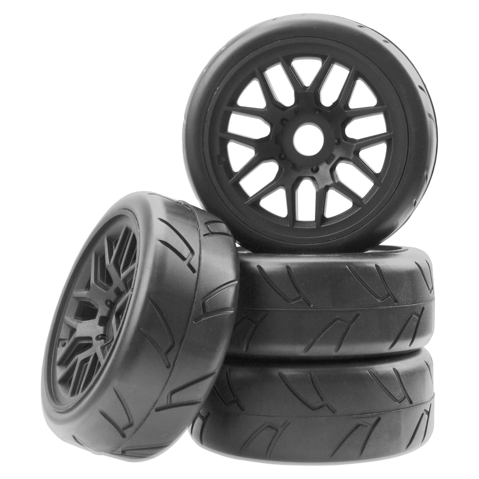 Paquete de 4 Neumáticos RC Vgoohobby 1/8 Buggy Todo Terreno