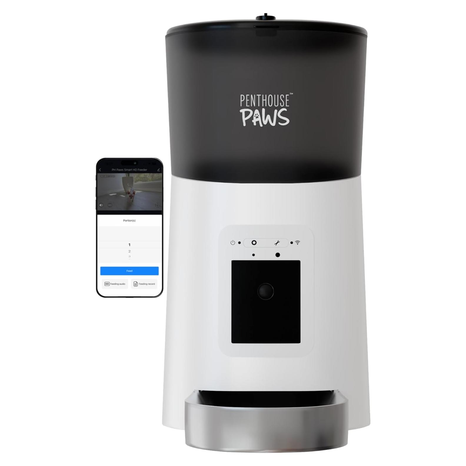 Comedero Inteligente PENTHOUSE PAWS 6L HD 1080p para Gatos