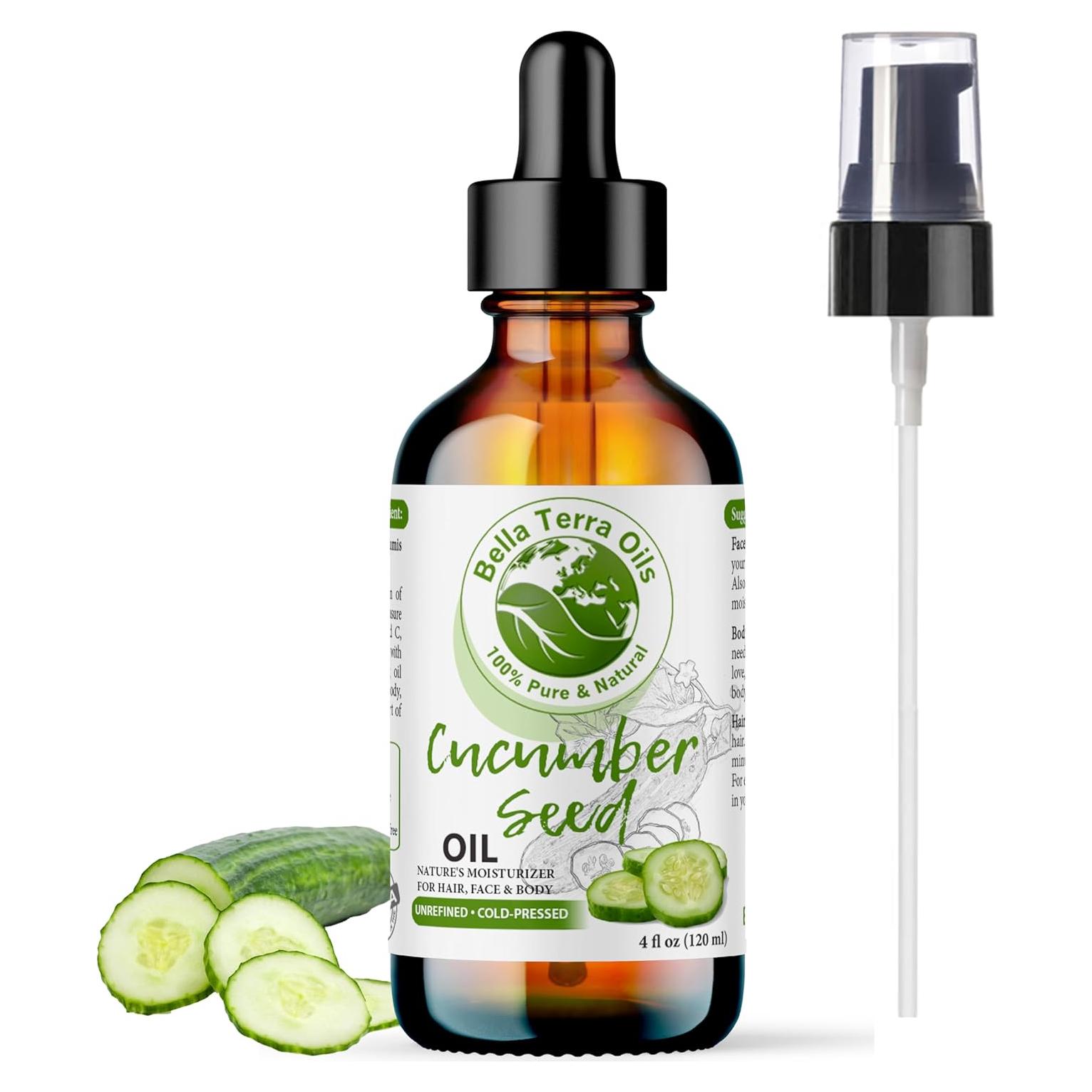 Aceite de Semilla de Pepino Bella Terra 118ml - Hidratante Facial