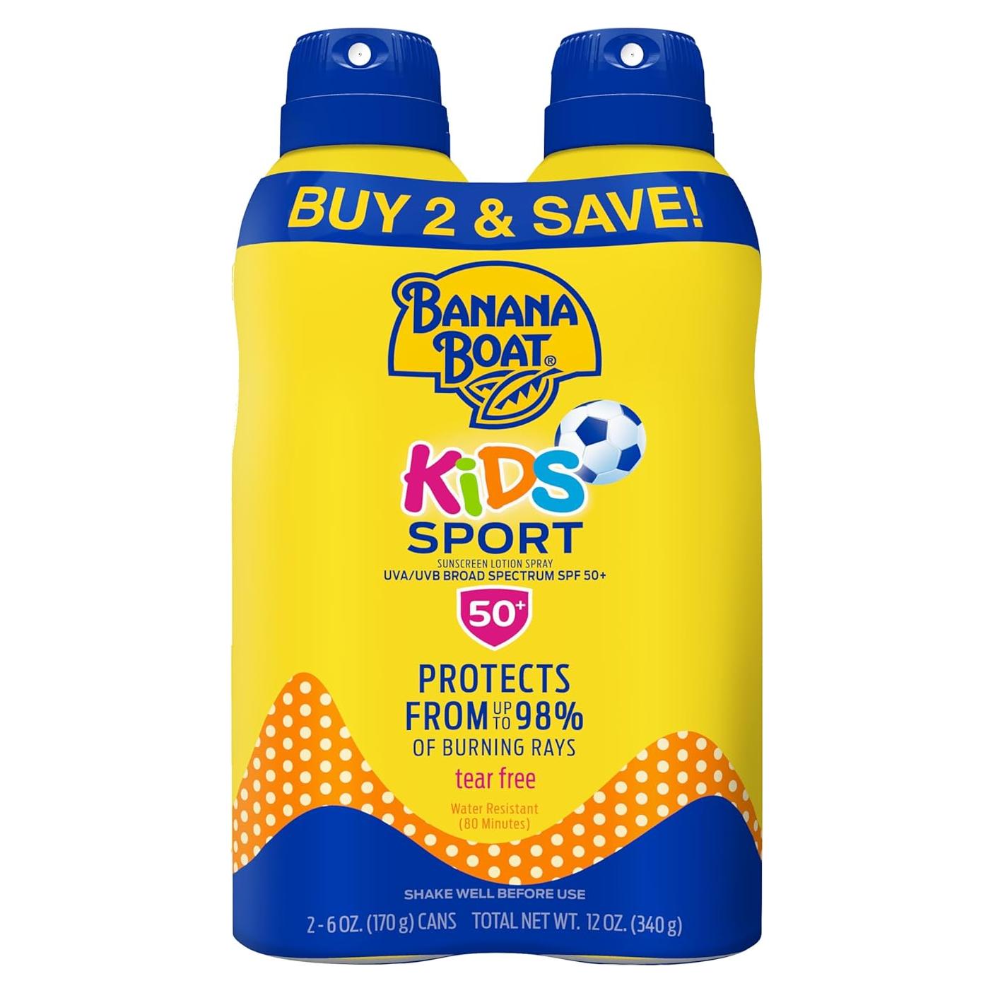 Banana Boat Protector Solar Infantil Spray SPF 50 Doble 340g