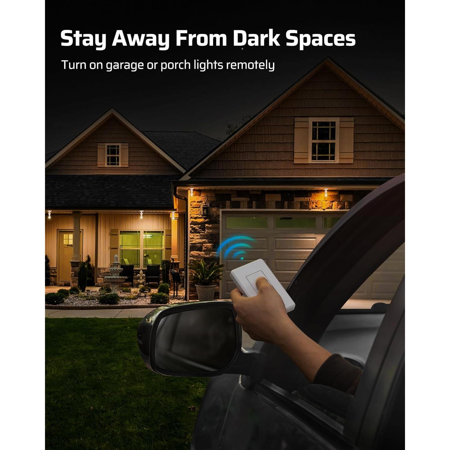 Zócalo de Bombilla con Control Remoto Dewenwils E26 E27