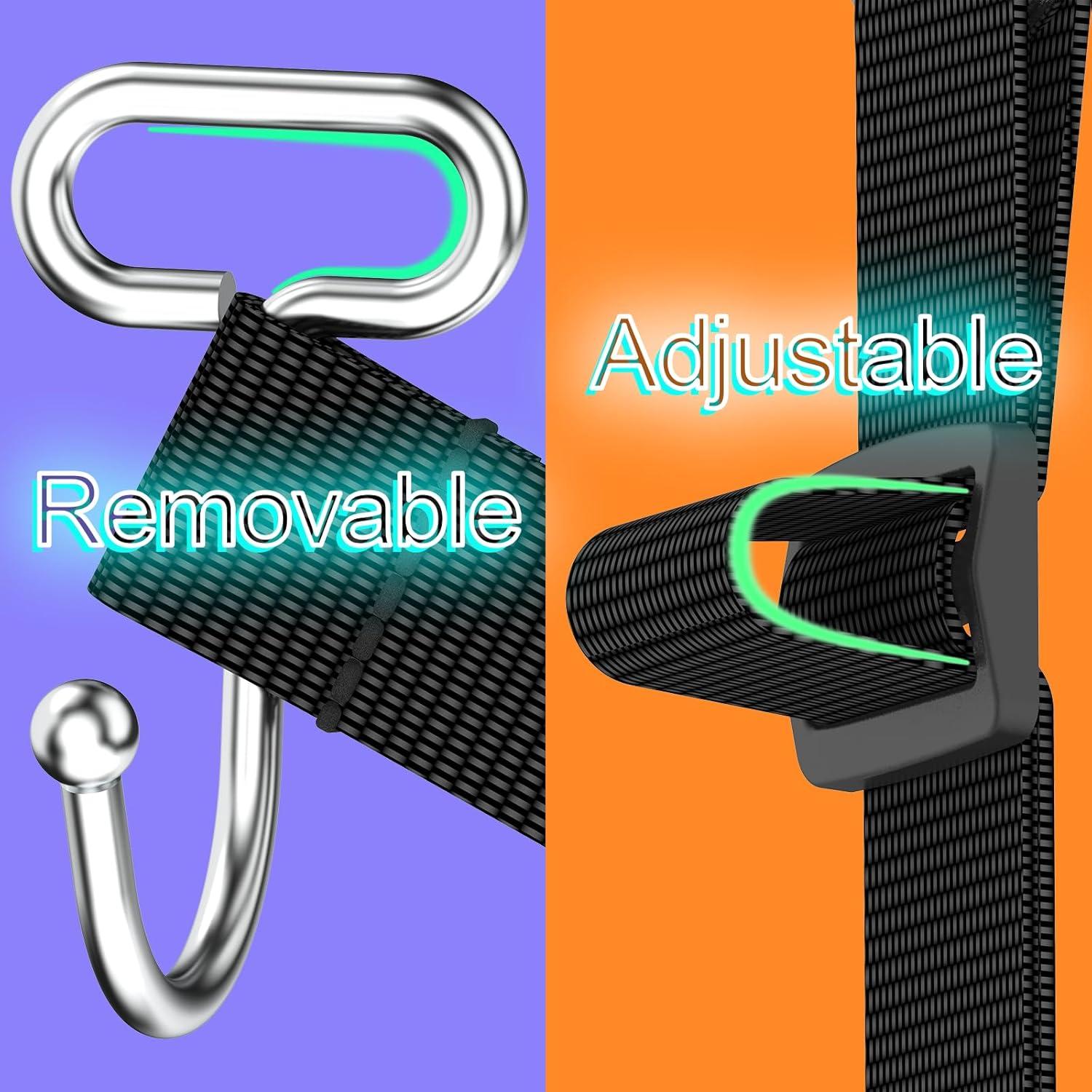 Ganchos para Reposacabezas de Coche Golden Manor C1 - Soporte 45 kg