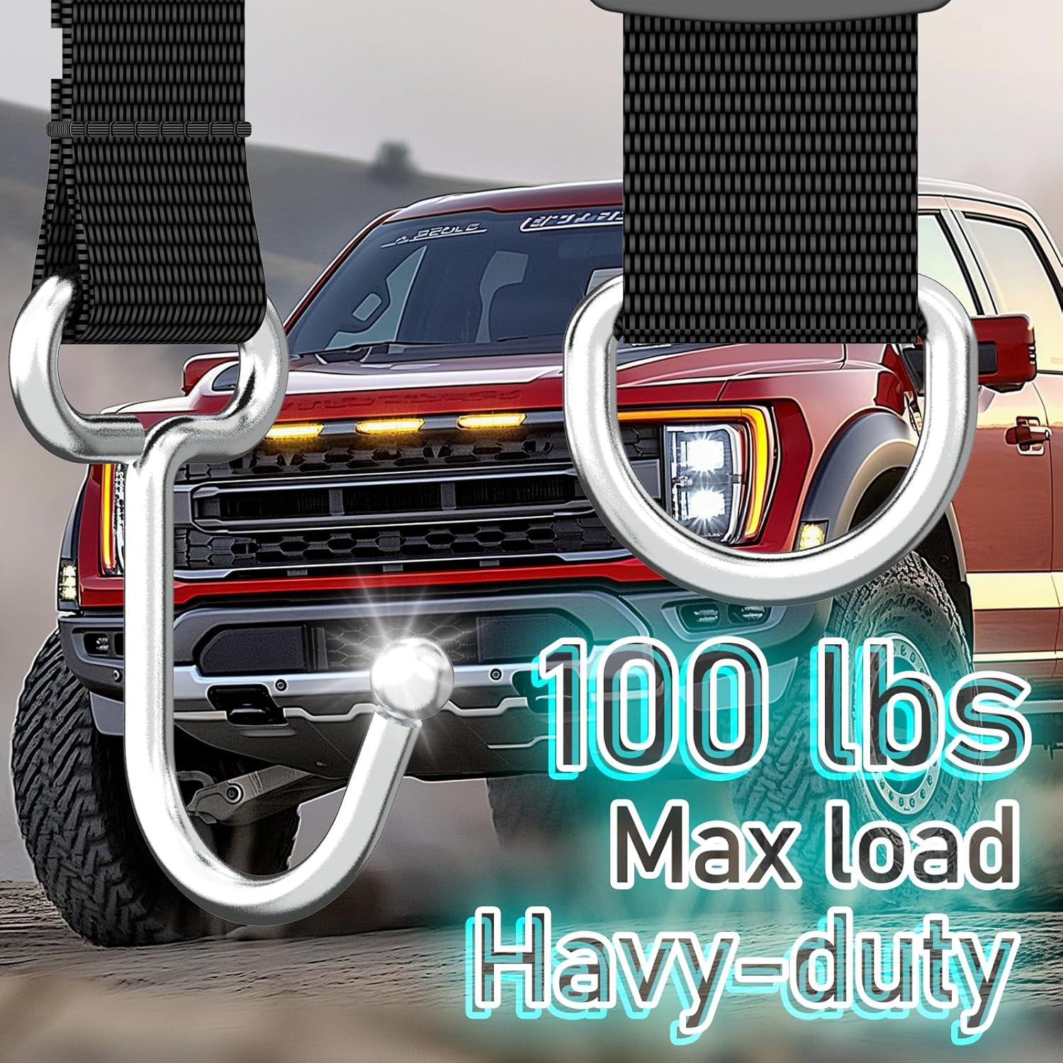 Ganchos para Reposacabezas de Coche Golden Manor C1 - Soporte 45 kg