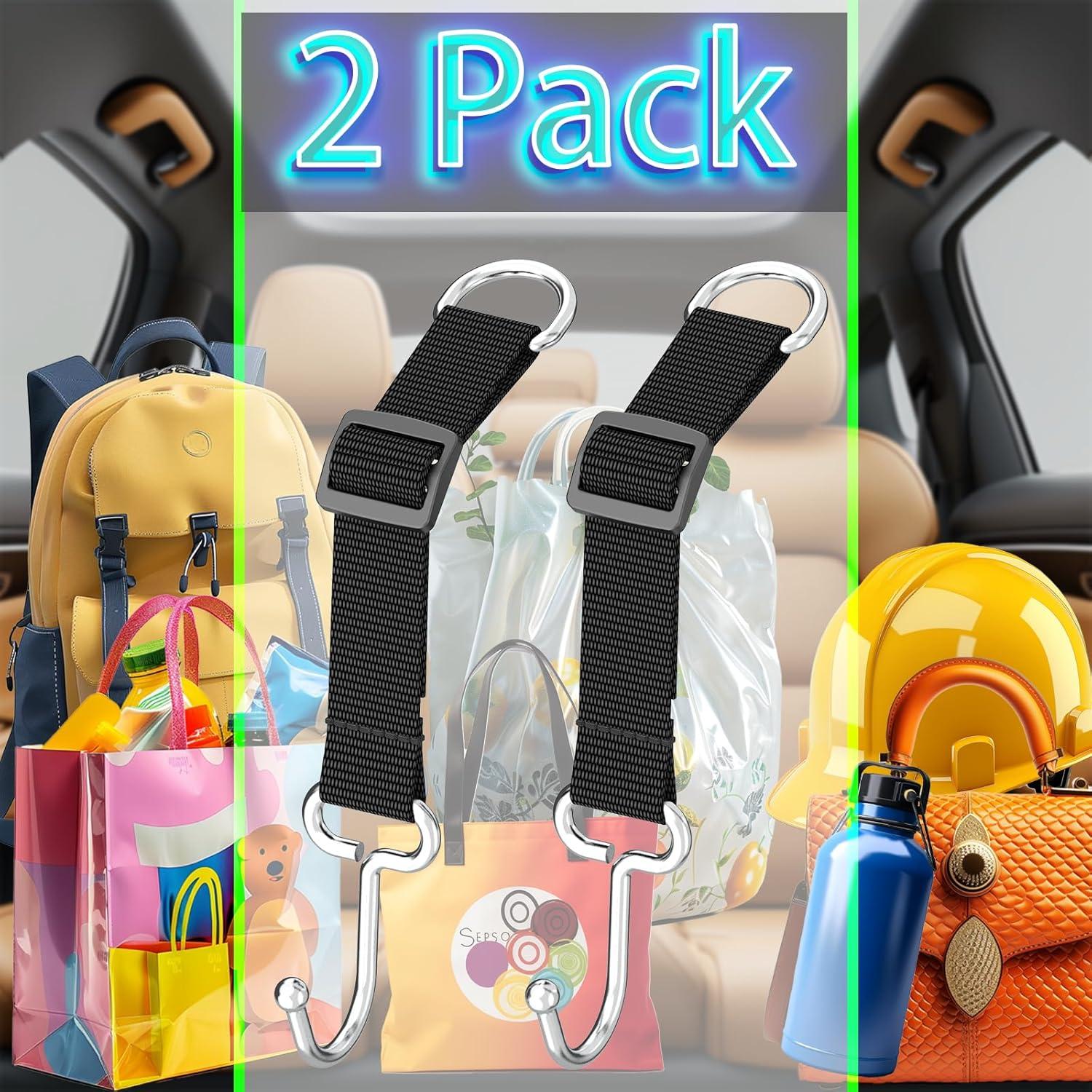 Ganchos para Reposacabezas de Coche Golden Manor C1 - Soporte 45 kg