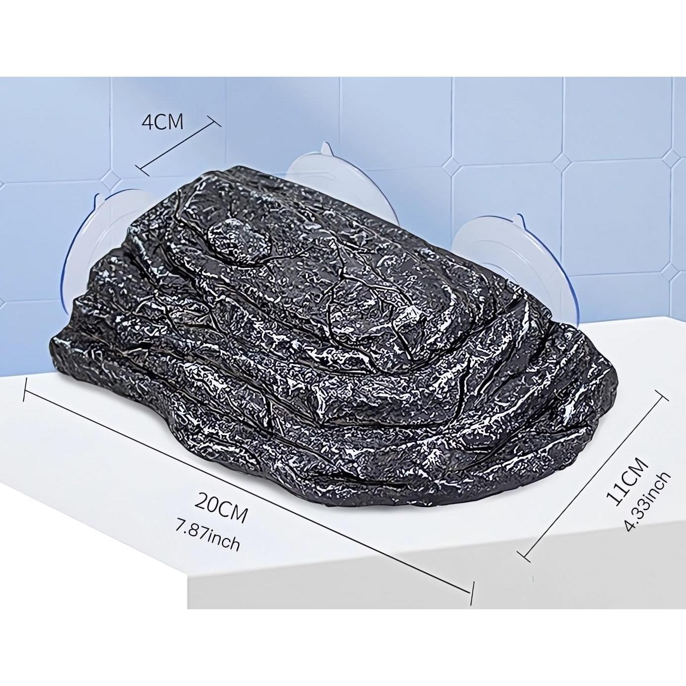 Plataforma de Sol para Tortugas YZHZOM 22x13cm con Ventosas