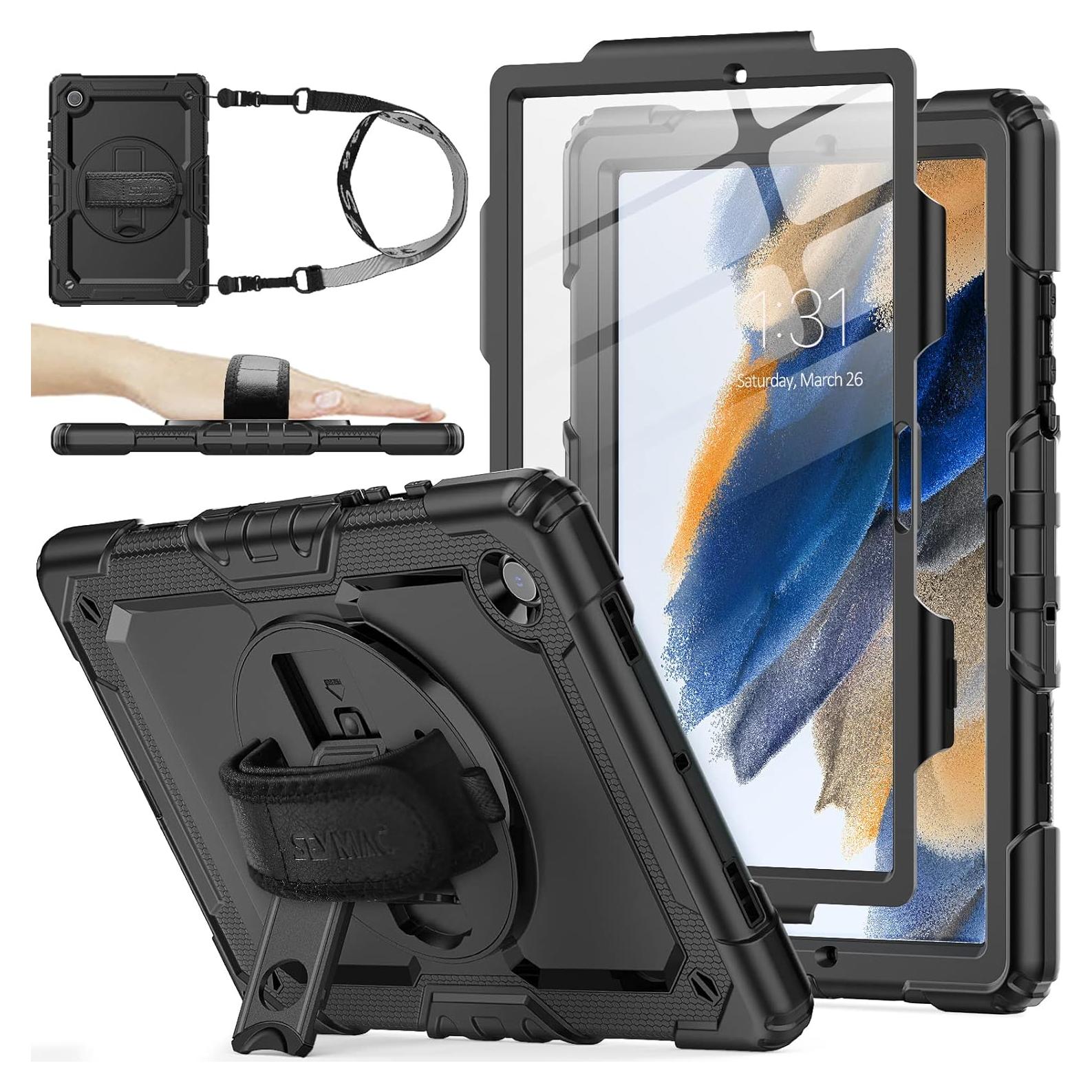 Estuche SEYMAC para Samsung Galaxy Tab A8 10.5" Negro