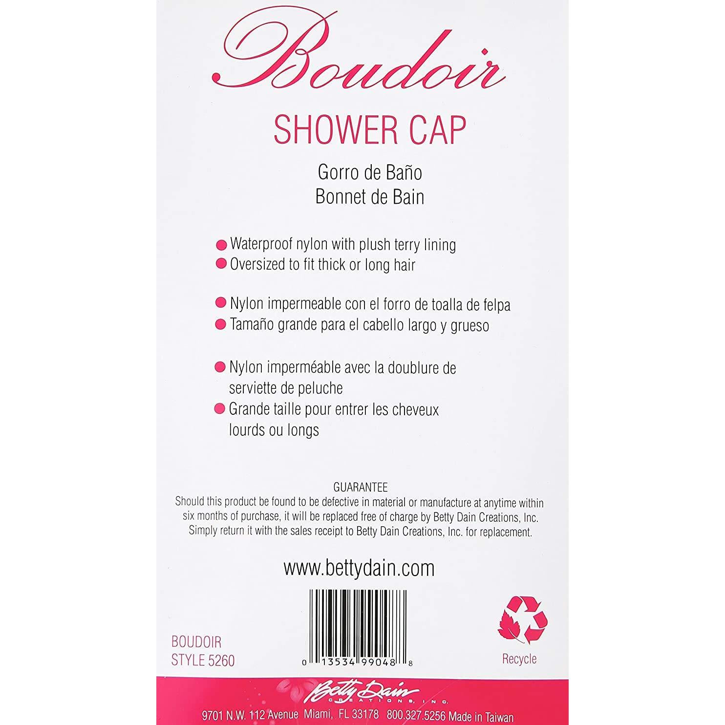 Gorro de Ducha Impermeable Betty Dain Boudoir Reversible