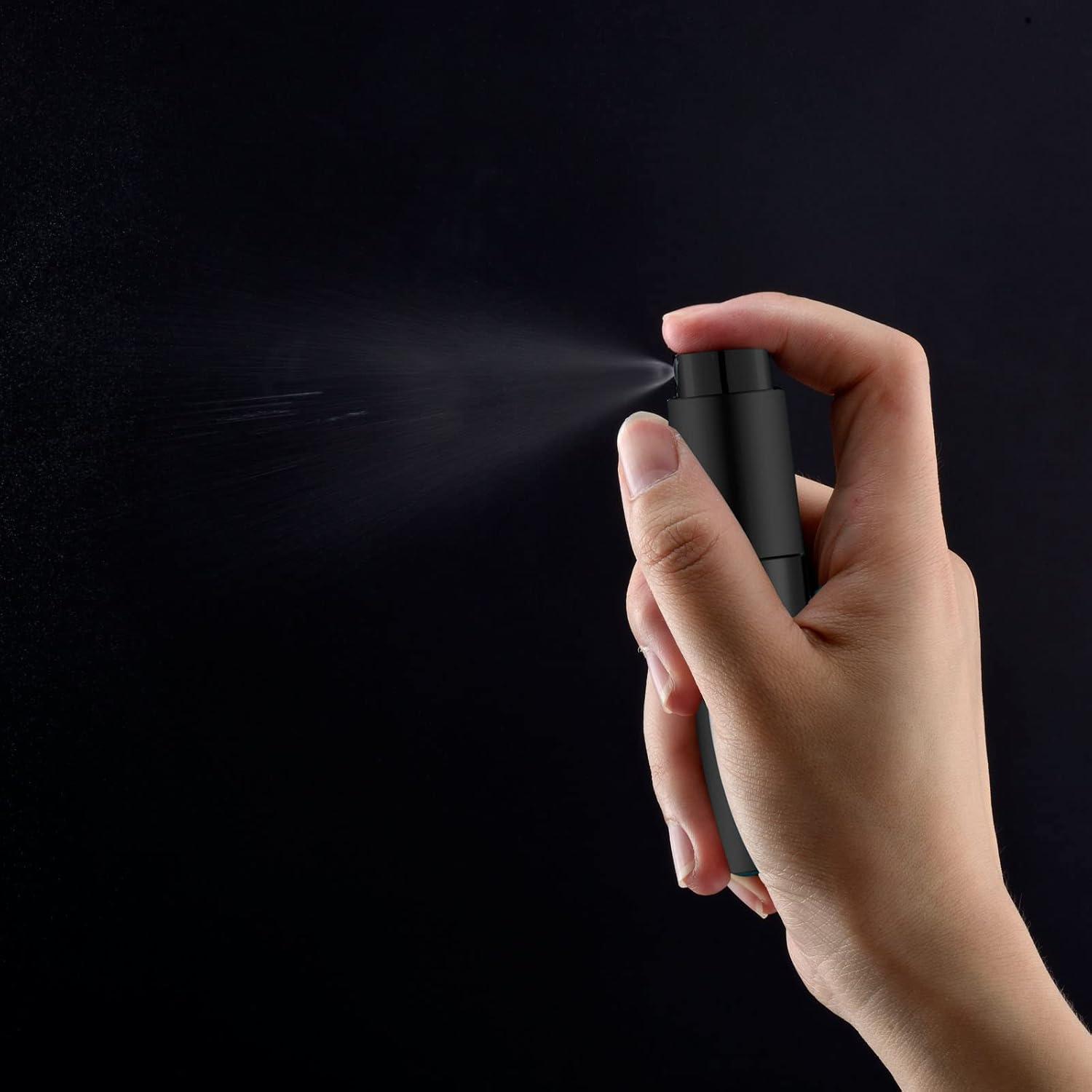 14 Botellas Atomizadoras de Perfume 8ml ASB14PBLACK Portátiles