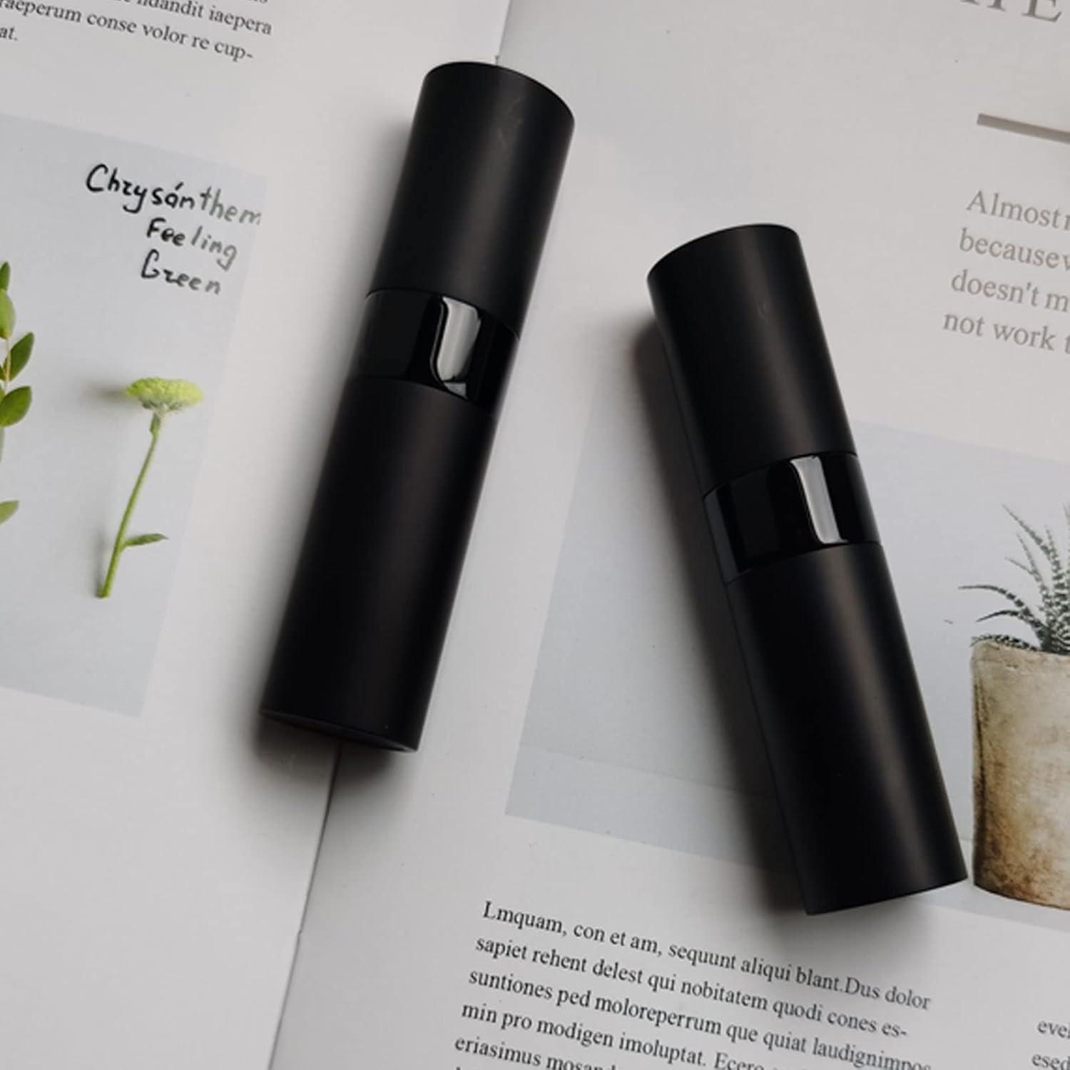 14 Botellas Atomizadoras de Perfume 8ml ASB14PBLACK Portátiles