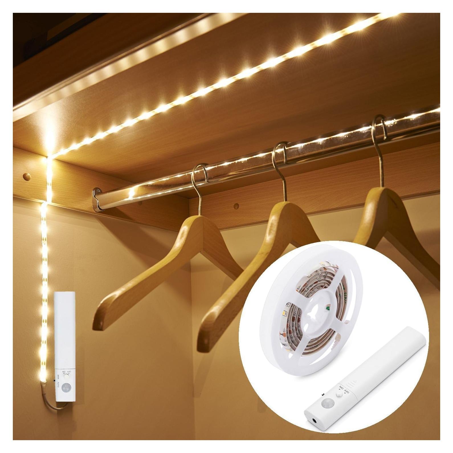 Tira LED con Sensor de Movimiento Amagle 0.97m 4000K Blanca