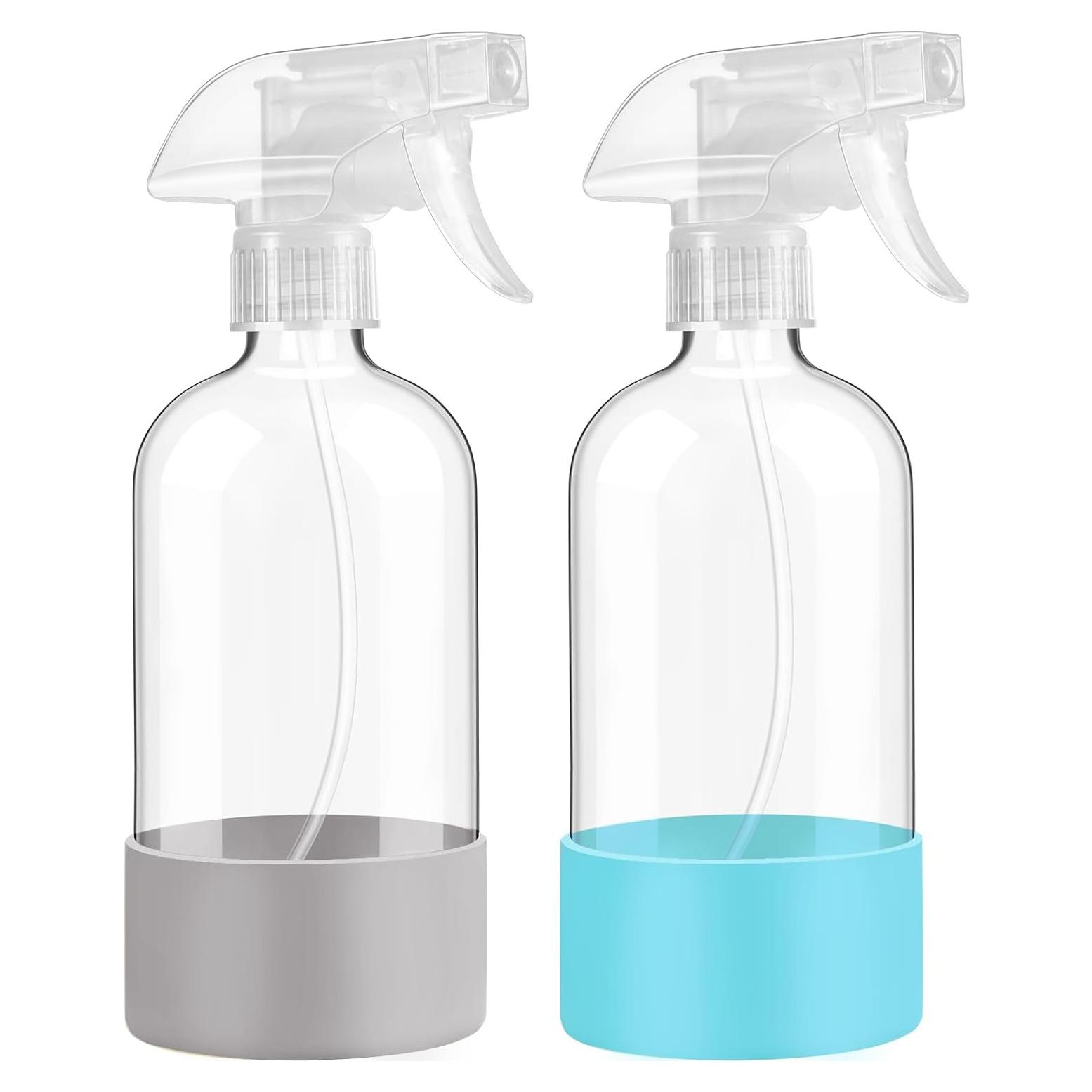 Botellas de Spray de Vidrio FANSTINOW 16 oz Reutilizables 2 Pzas