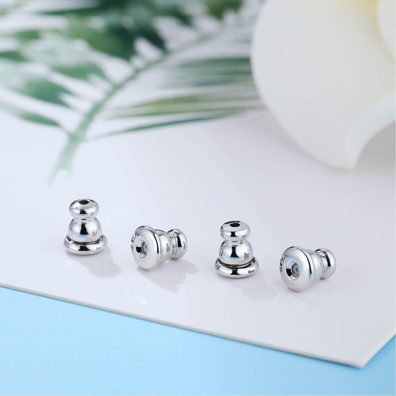 Respaldos de Aretes de 18K Moconar - 4 Pares Hipoalergénicos